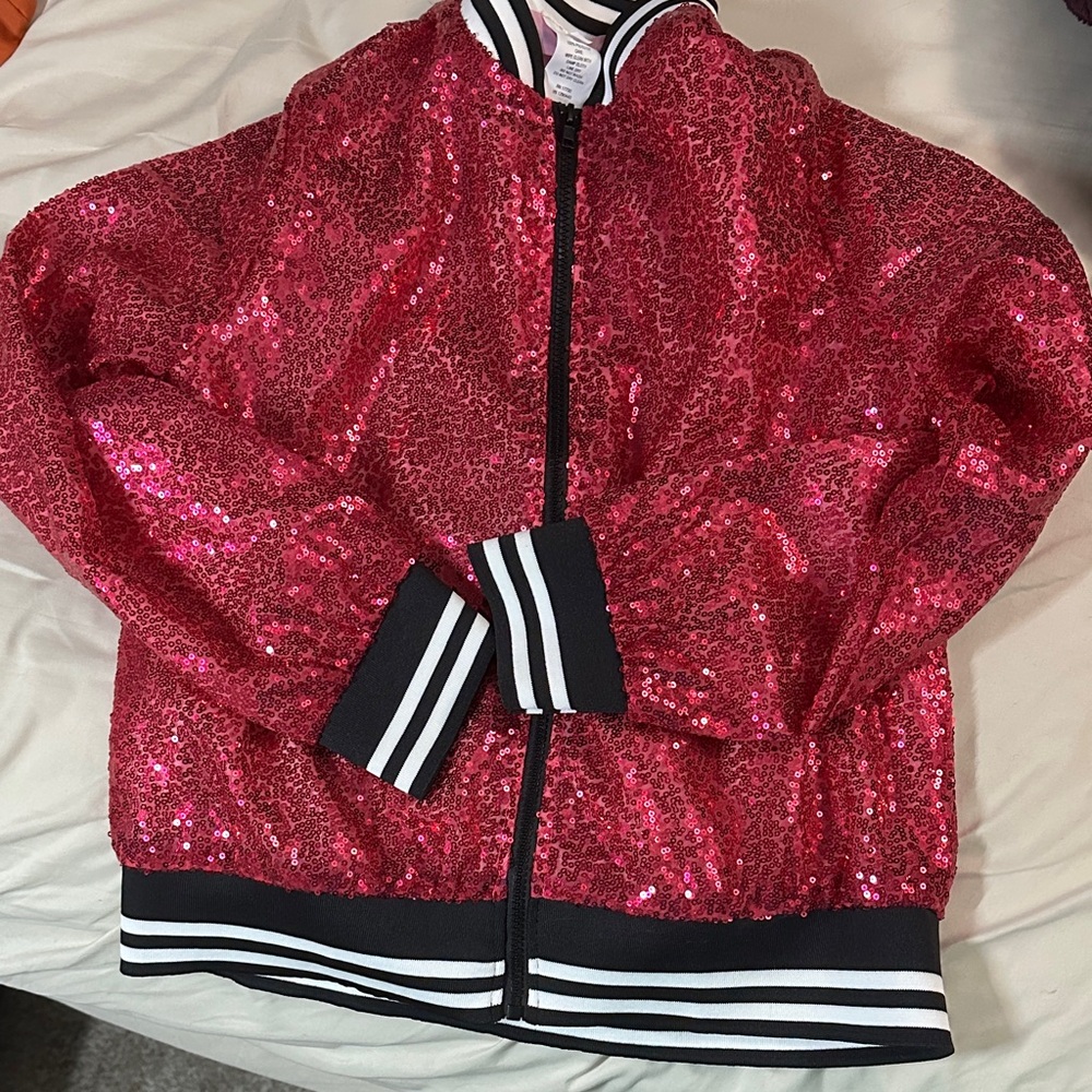 Bright Pink Sequin Jacket